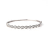 18k White Gold Diamond Bangle