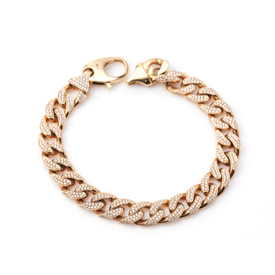 18k Yellow Gold Diamond Bracelet