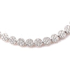 18k White Gold Pressure Setting Diamond Bracelet